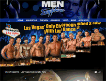 Tablet Screenshot of menofsapphire.com